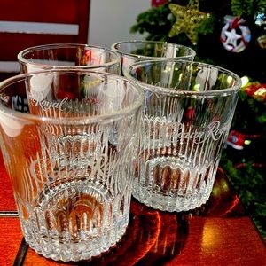 New! Set of 4 Crown Royal Glasses